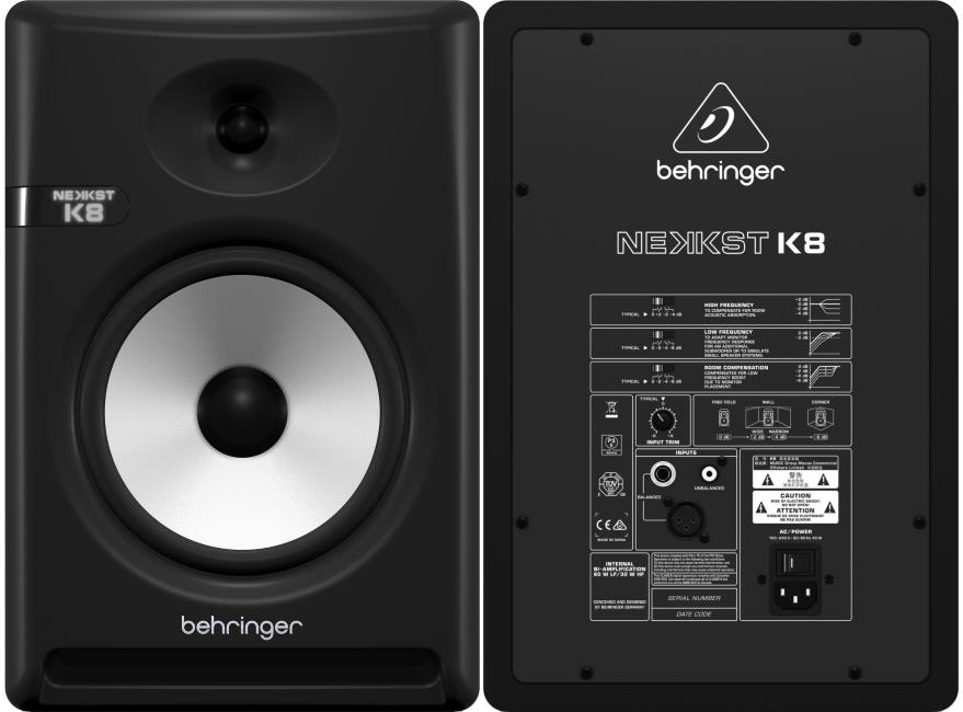 Behringer Nekkst K8 150W 8”供电工作室监视器