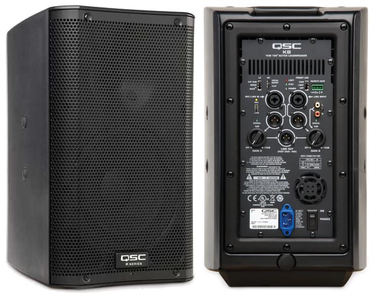 QSC K8 8 QSC K8供电PA扬声器- 1000W