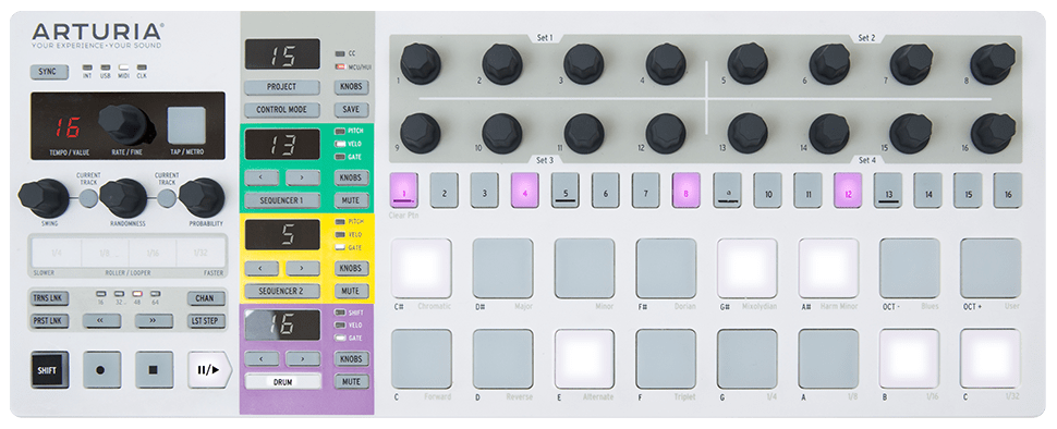 Arturia BeatStep Pro MIDI Pad控制器和音序器