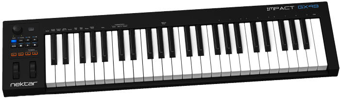 Nektar冲击GX49 49键MIDI键盘控制器