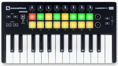 Novation启动键迷你MIDI键盘控制器