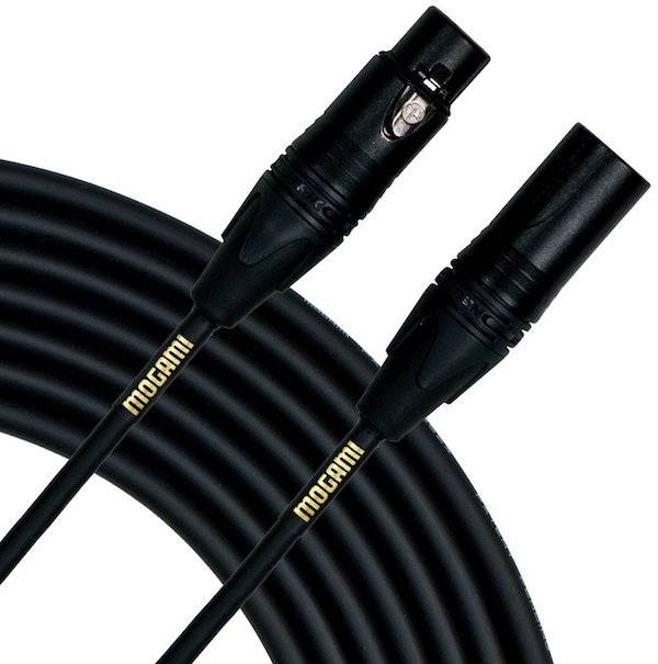 Mogami黄金级平衡XLR电缆