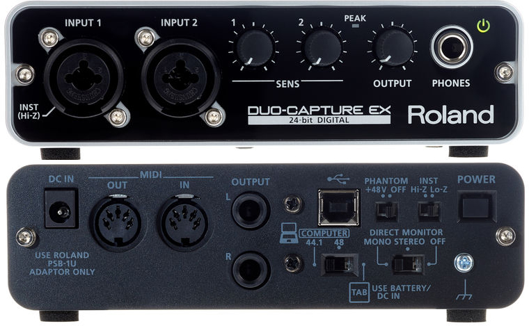 罗兰DUO-Capture EX UA-22 USB音频接口