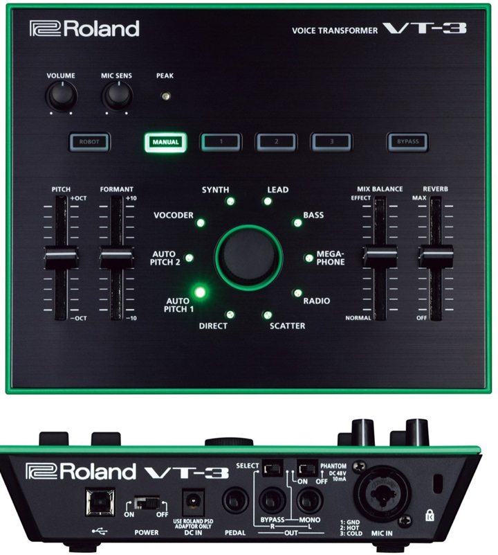 罗兰VT-3声音转换器声音效果处理器