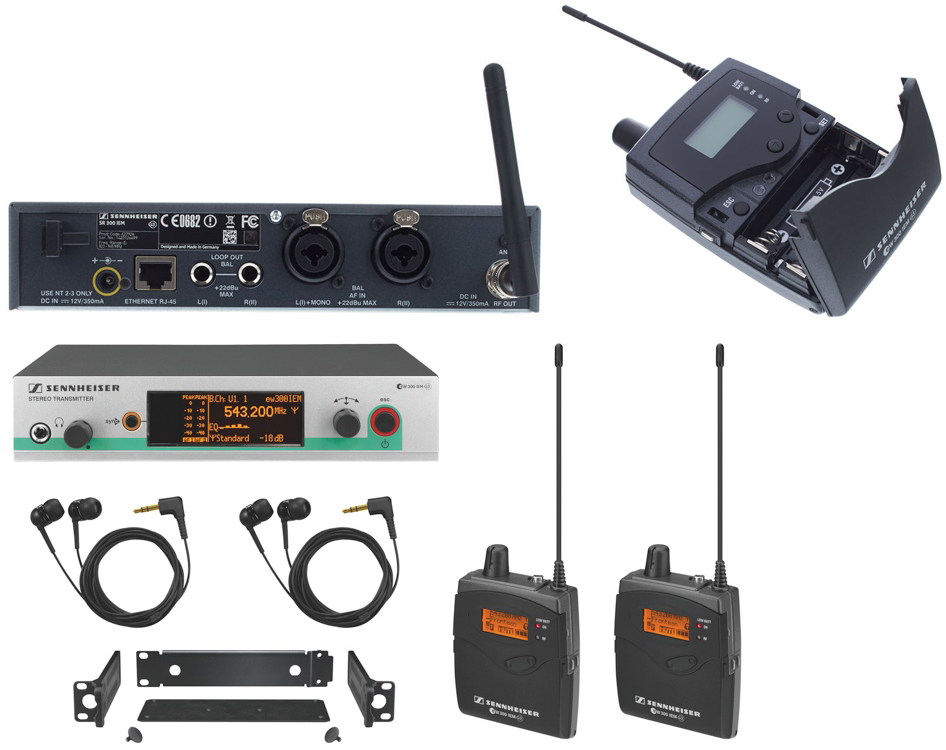 森海塞尔e300g3无线入耳监听系统