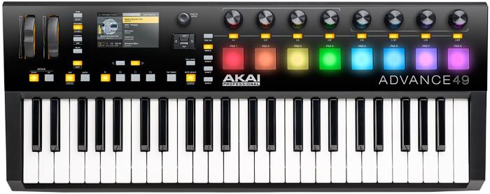 Akai专业高级- 49键MIDI控制器键盘