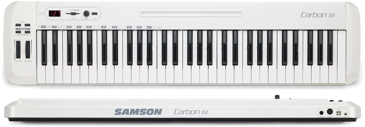 Samson碳61 61键MIDI键盘控制器