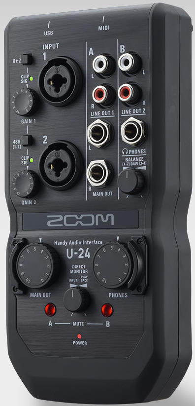 放大U-24方便的2通道USB音频接口