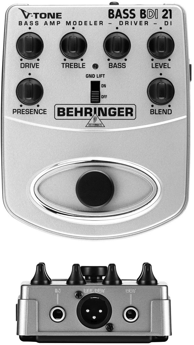 Behringer V-Tone低音驱动器BDI 21低音前放DI踏板