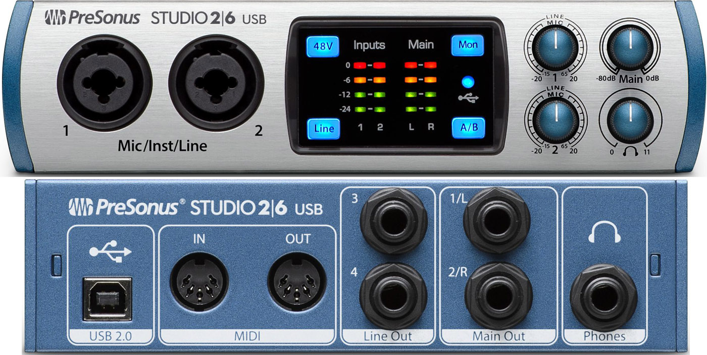 PreSonus Studio 2|6 USB音频接口