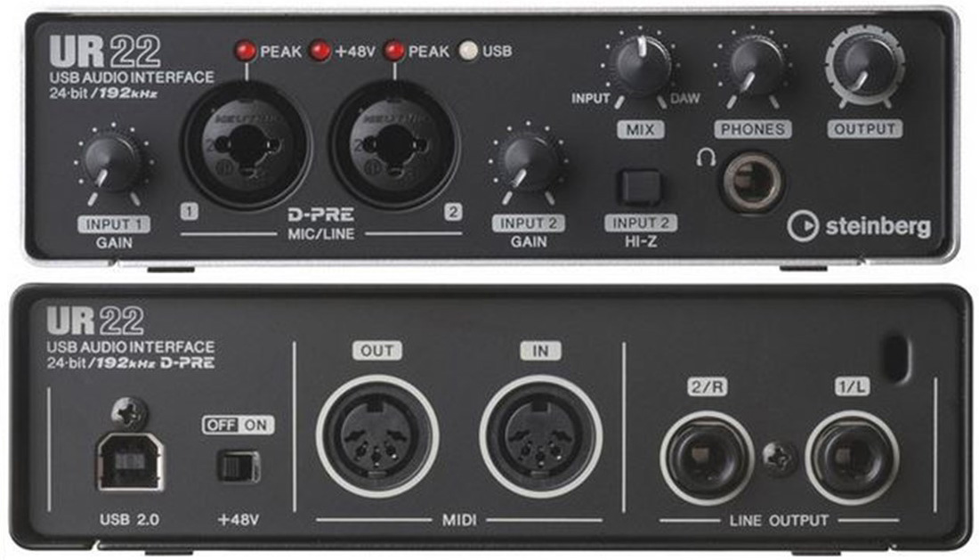 Steinberg UR22 2通道USB 2.0音频接口（停产）|欧宝体育在线观看齿轮- 欧宝竞技