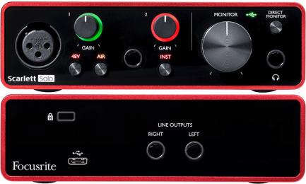 Focusrite Scarlett Solo第三代USB音频接口